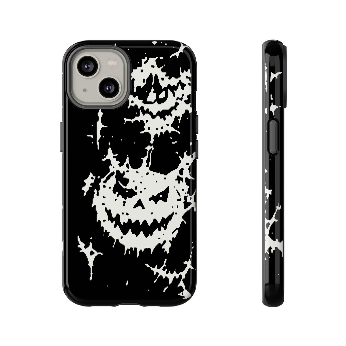 White Spiderweb Pumpkin Phone Case