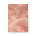 Rose Gold Marble Hardcover Journal