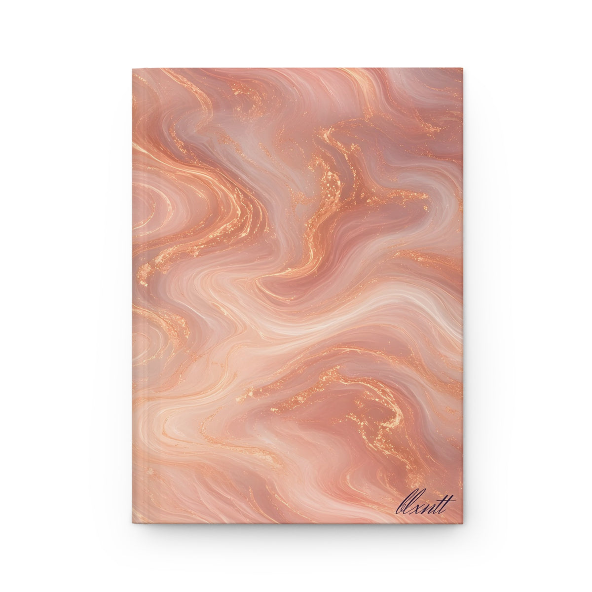 Rose Gold Marble Hardcover Journal