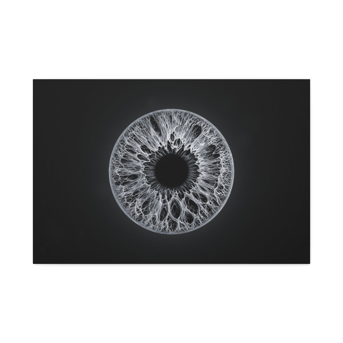 BLXNTT Iris – Lace Web Gray Glossy Canvas