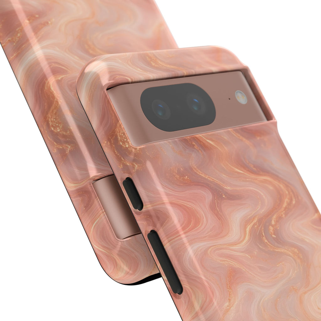 Rose Gold Marble Phone Case
