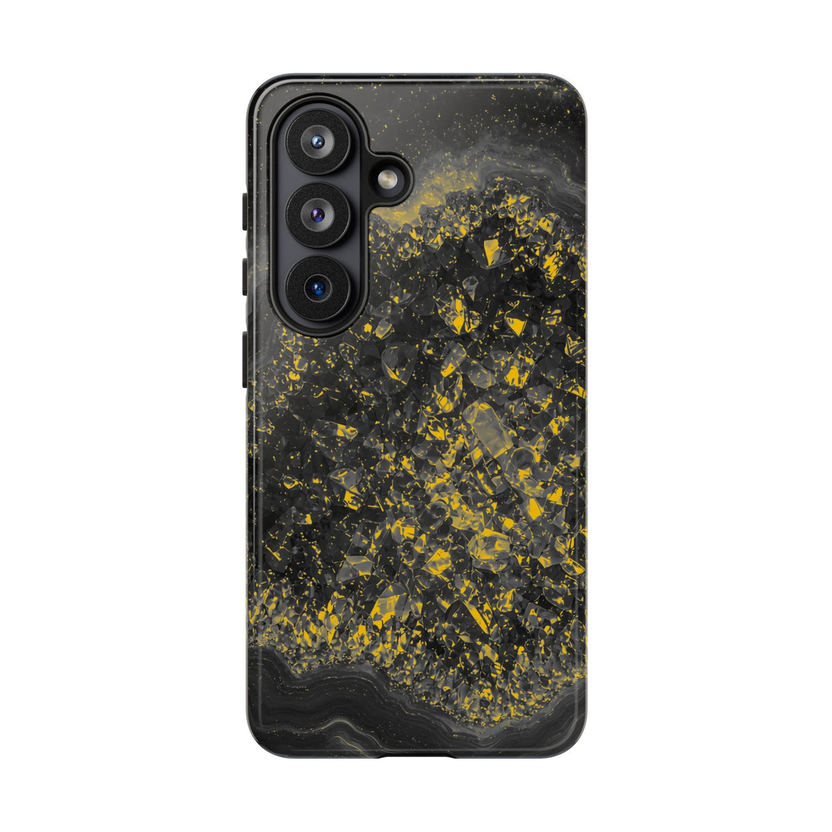 Geode Core - Mono Gold Spark Phone Case