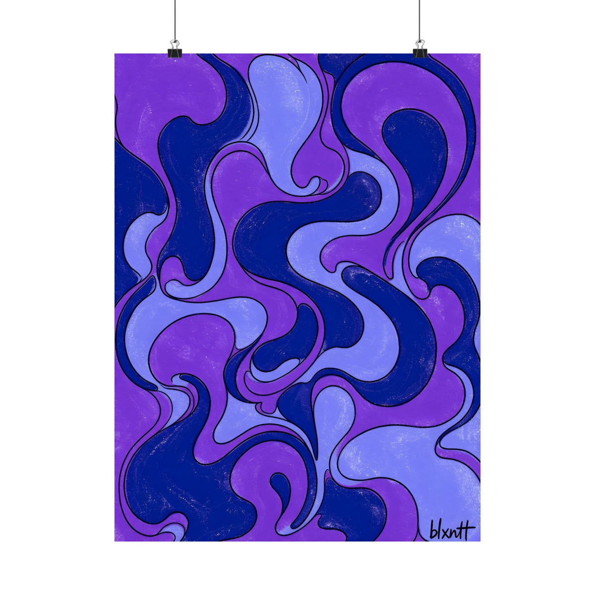 Fillmore Flow - Ultraviolet Poster