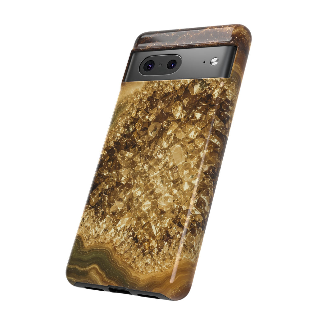 Geode Core - Gold Vein Phone Case