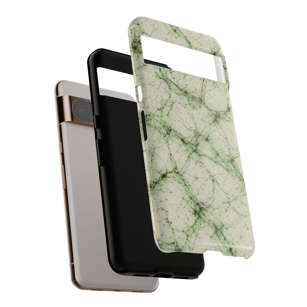 Neon Mycelium - Matcha Latte Phone Case