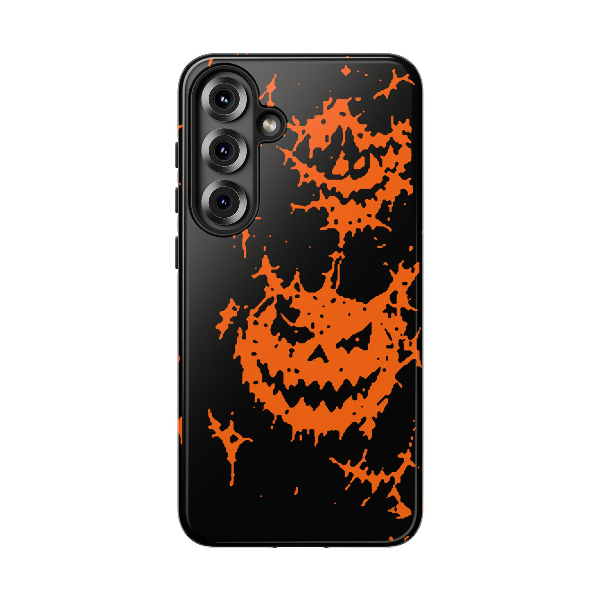 Orange Spiderweb Pumpkin Phone Case