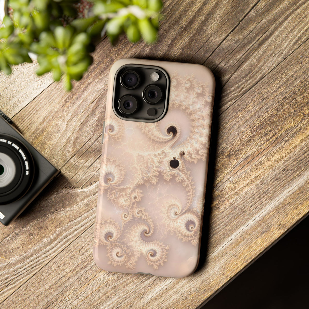 Copper Infinity - Champagne Pearl Phone Case