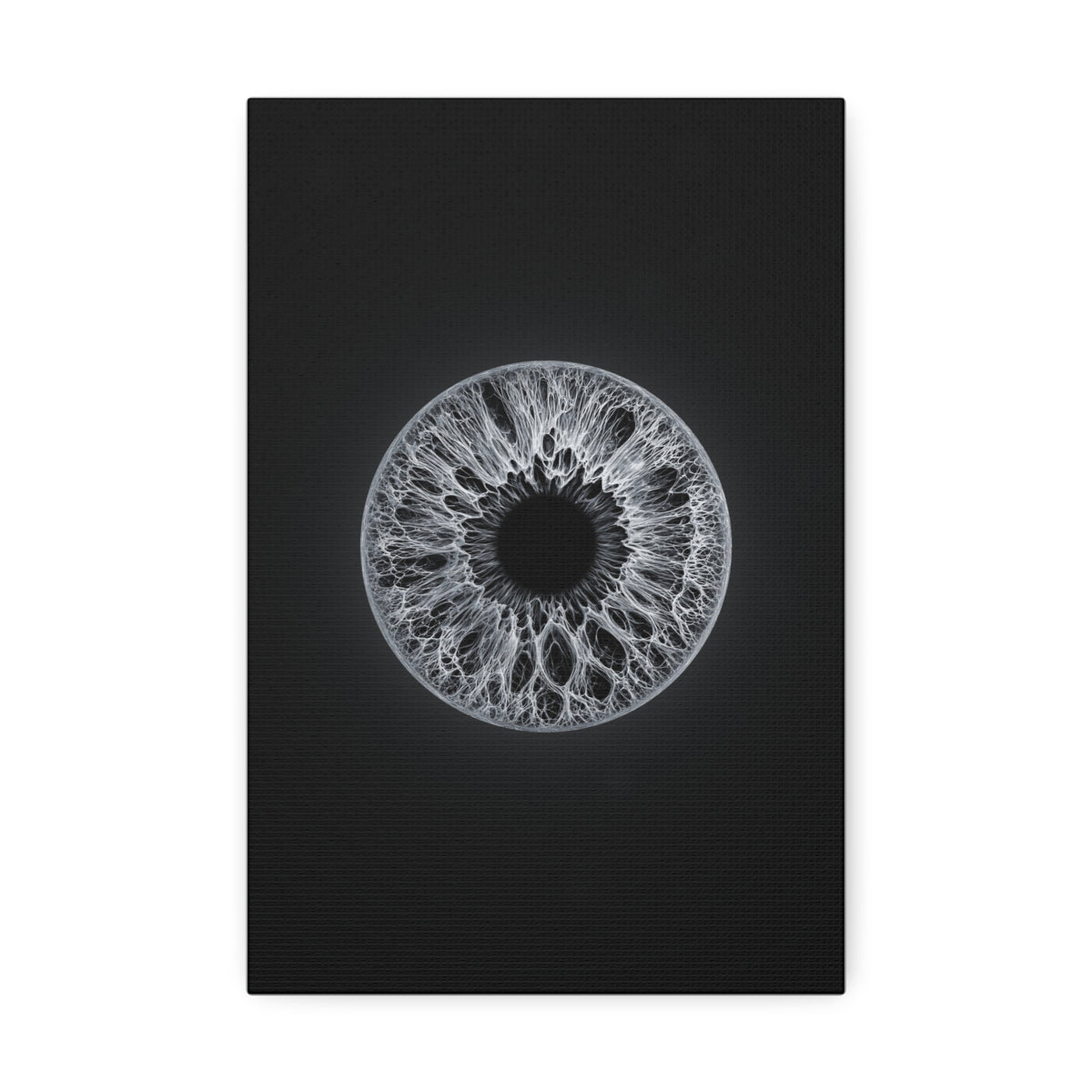 BLXNTT Iris – Lace Web Gray Glossy Canvas