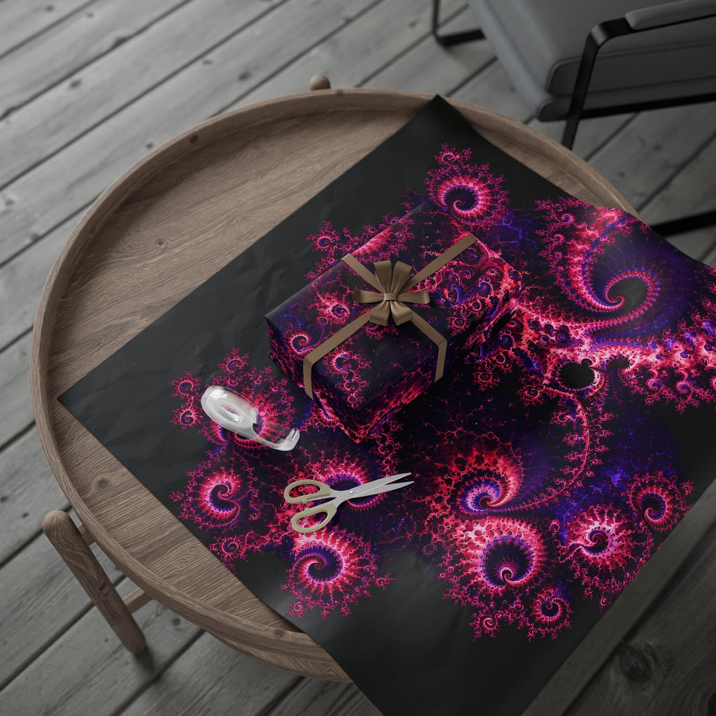 Copper Infinity - Hot Pink & Violet Wrapping Paper