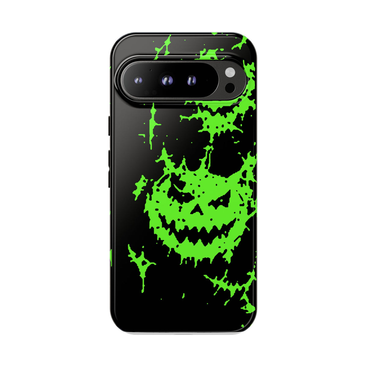 Green Spiderweb Pumpkin Phone Case