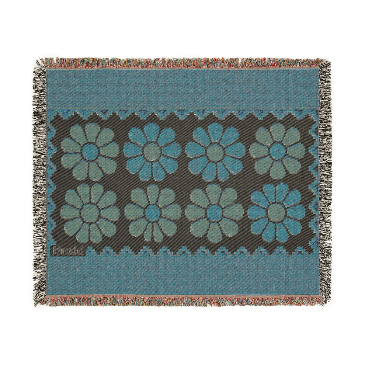 BLXNTT Orange Hippie Woven Blanket #4