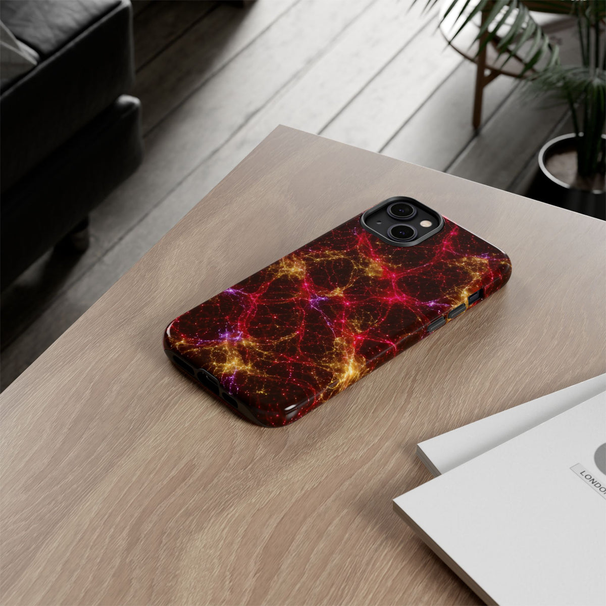 Neon Mycelium - Rainbow Nerve Phone Case