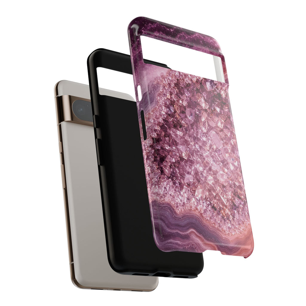 Geode Core - Rose Quartz Phone Case
