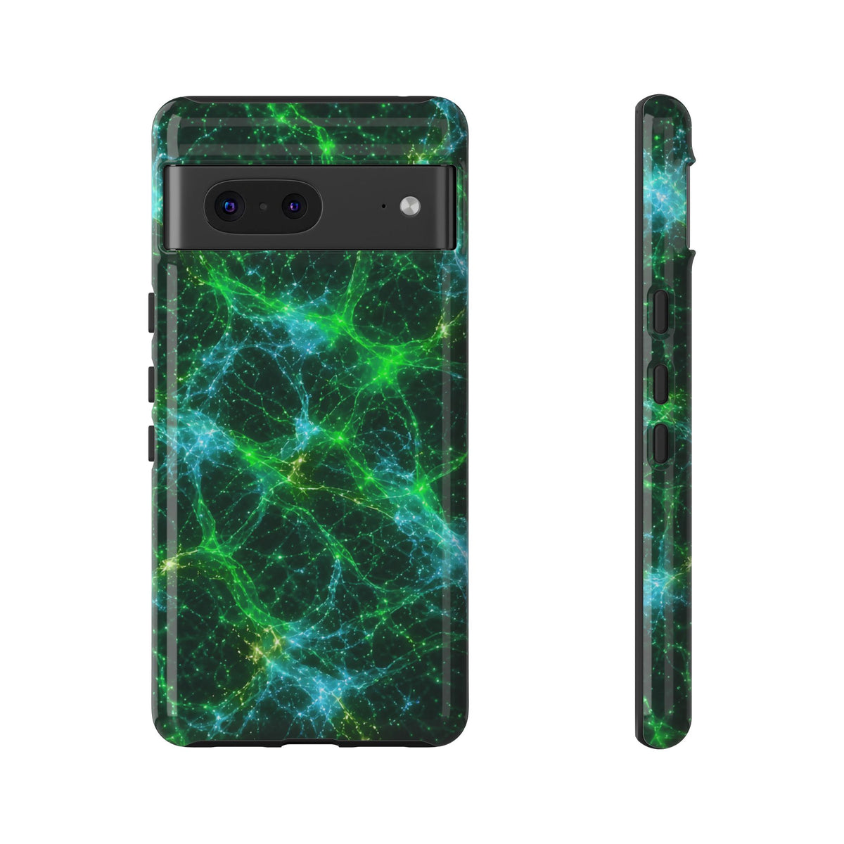 Neon Mycelium - Mermaid Phone Case