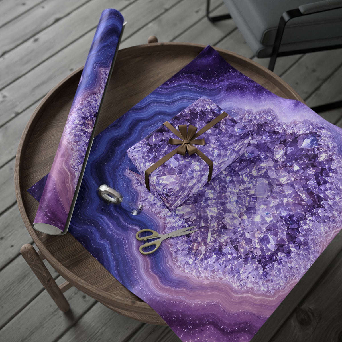 Geode Core - Lilac Dream Wrapping Paper