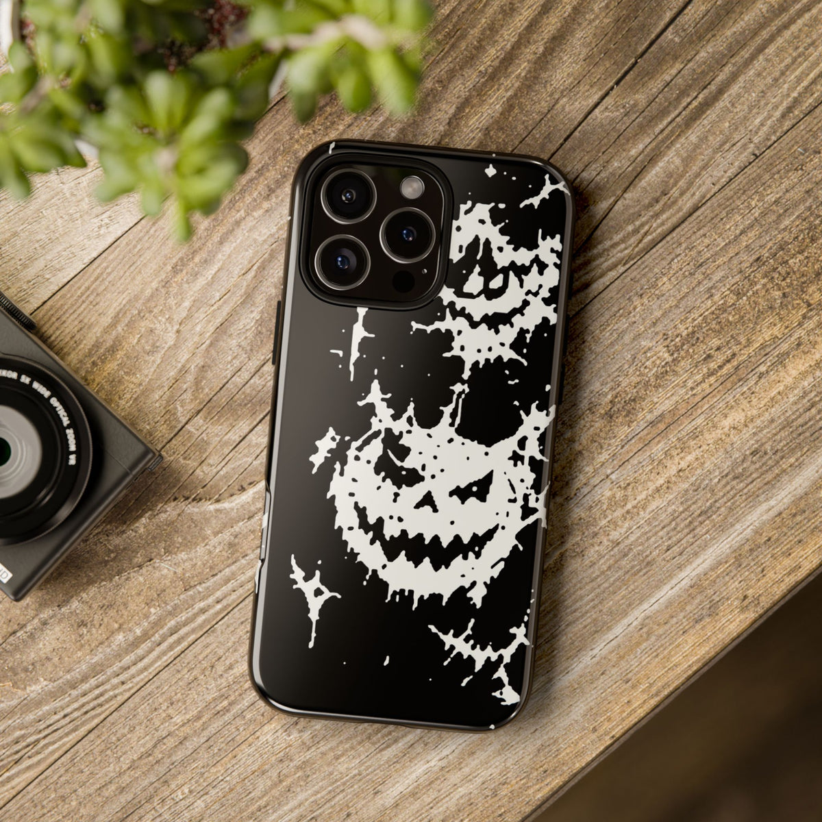 White Spiderweb Pumpkin Phone Case