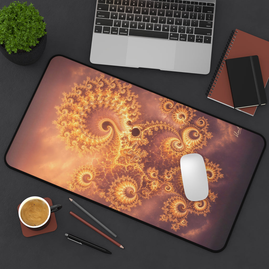 Copper Infinity - Golden Hour Desk Mat