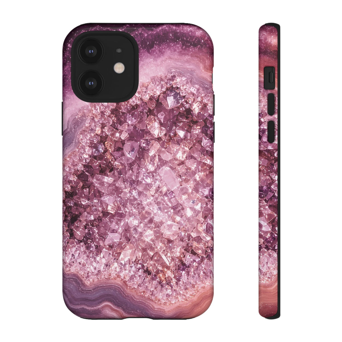 Geode Core - Rose Quartz Phone Case