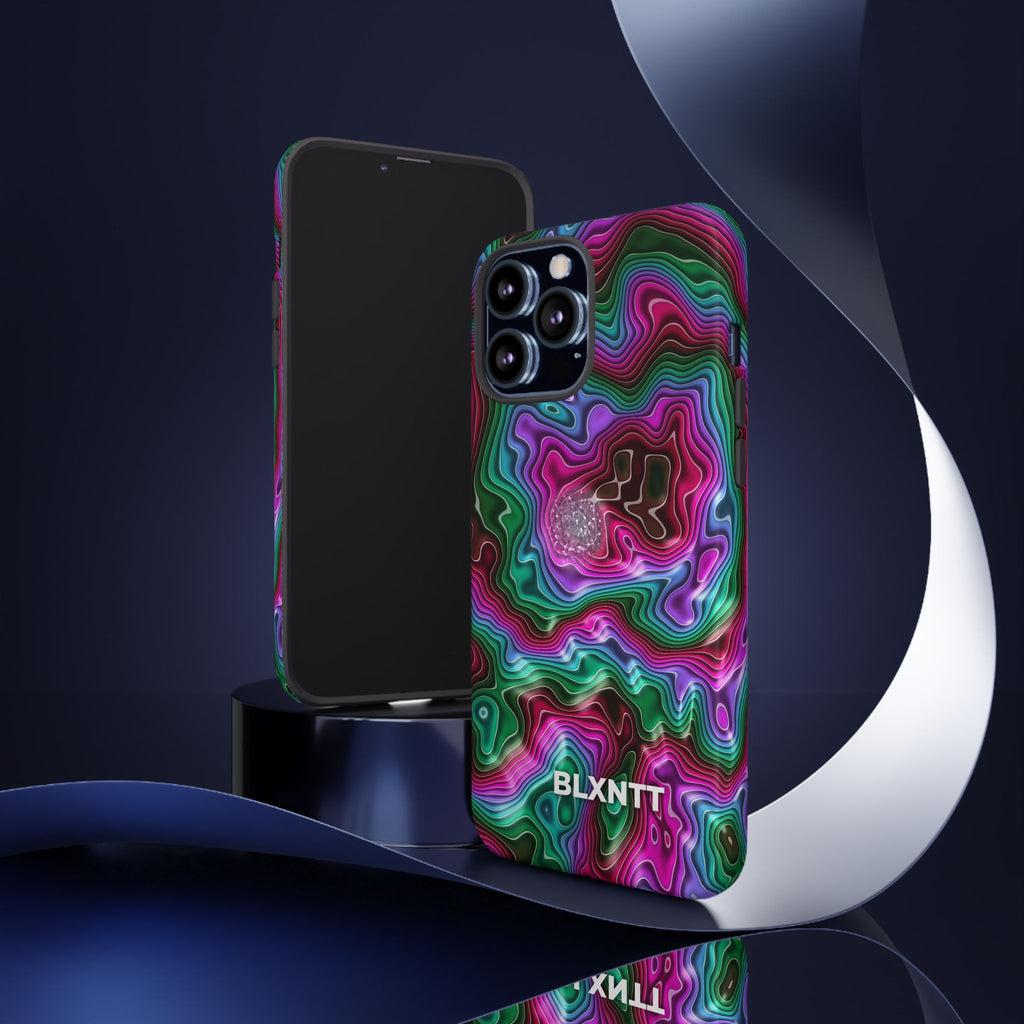 Neon Agate Phone Case