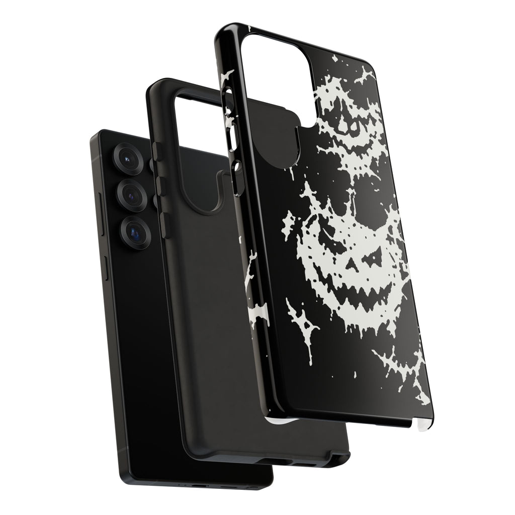 White Spiderweb Pumpkin Phone Case