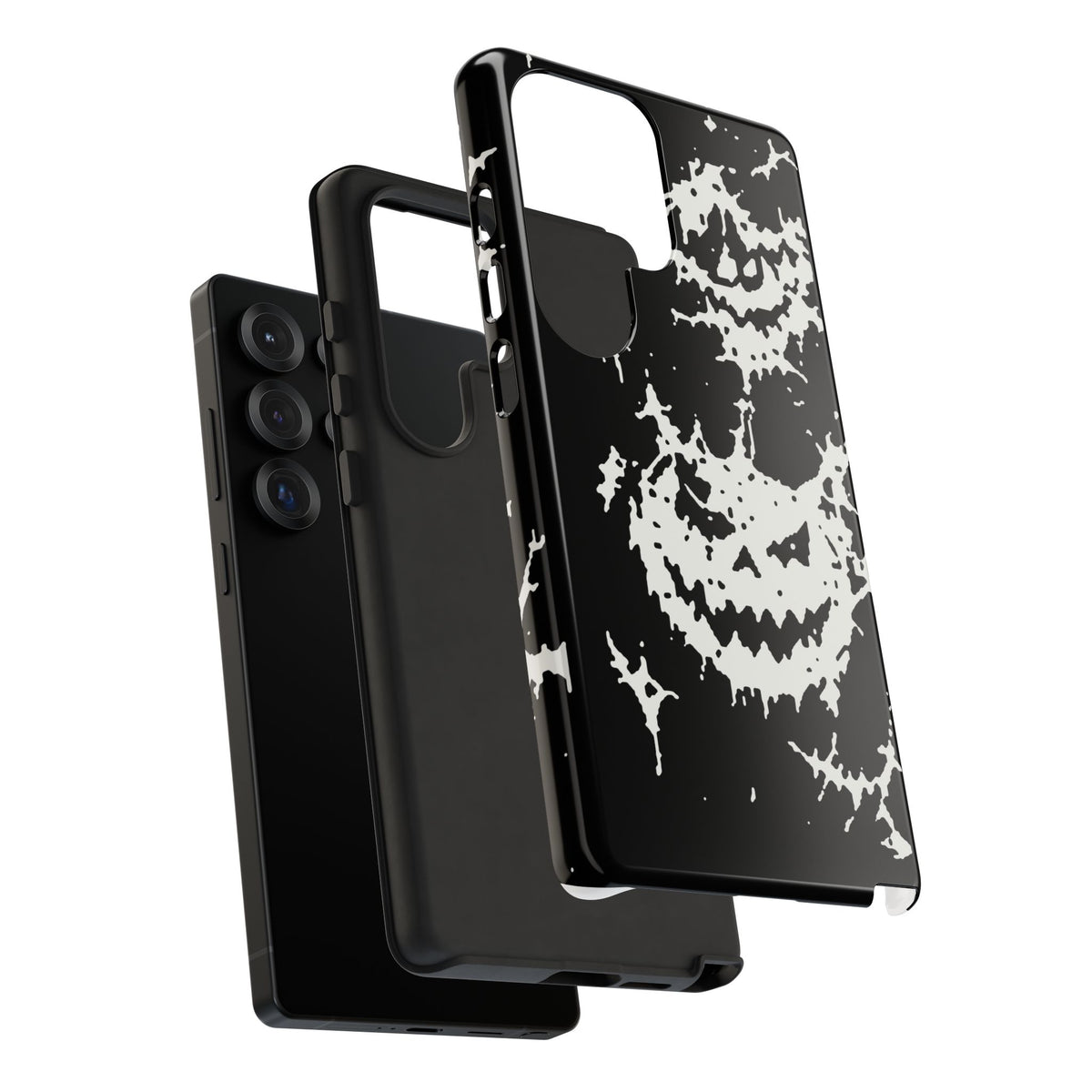White Spiderweb Pumpkin Phone Case