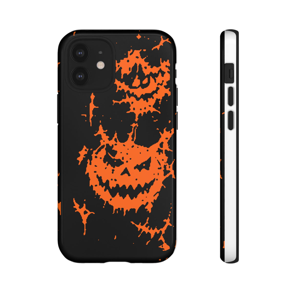 Orange Spiderweb Pumpkin Phone Case