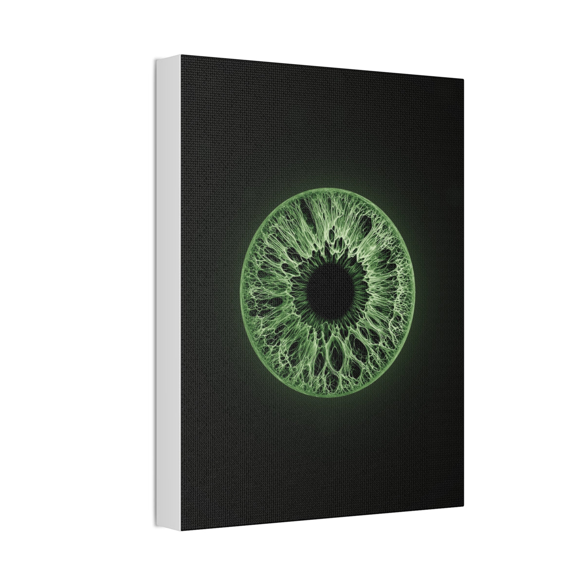 BLXNTT Iris – Lace Web Green Glossy Canvas