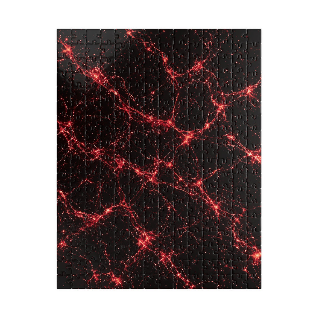 Neon Mycelium - Blood Moon Jigsaw Puzzle