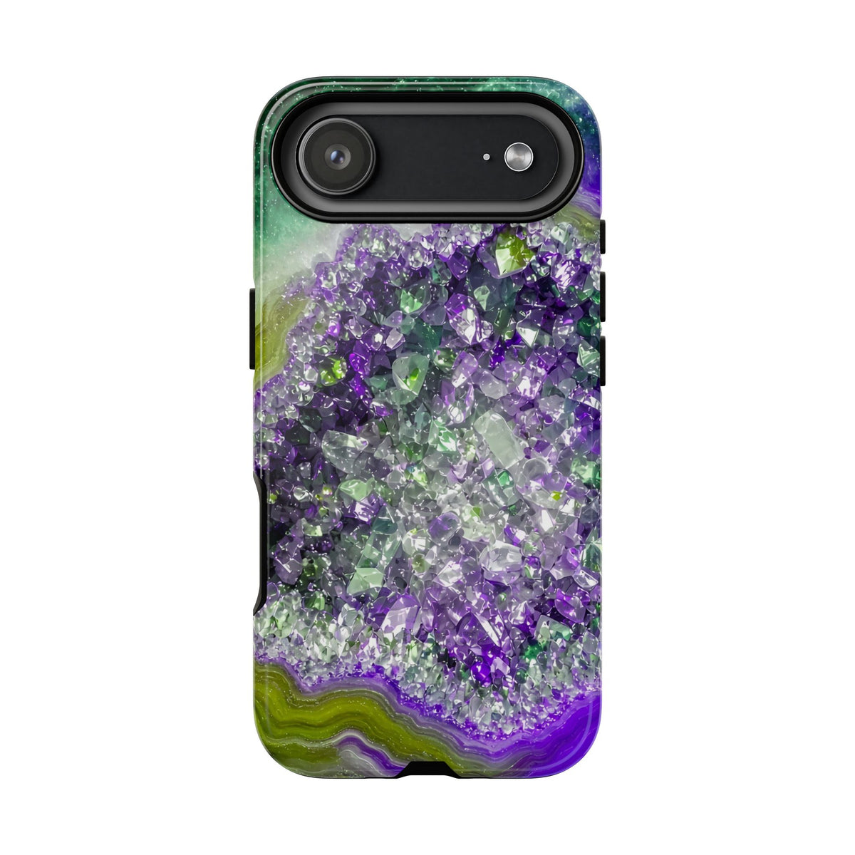 Geode Core - Ruby Emerald Phone Case