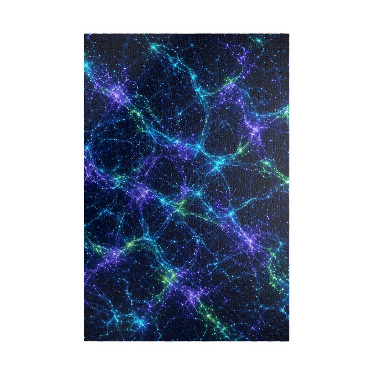 Neon Mycelium - Original Glow Jigsaw Puzzle