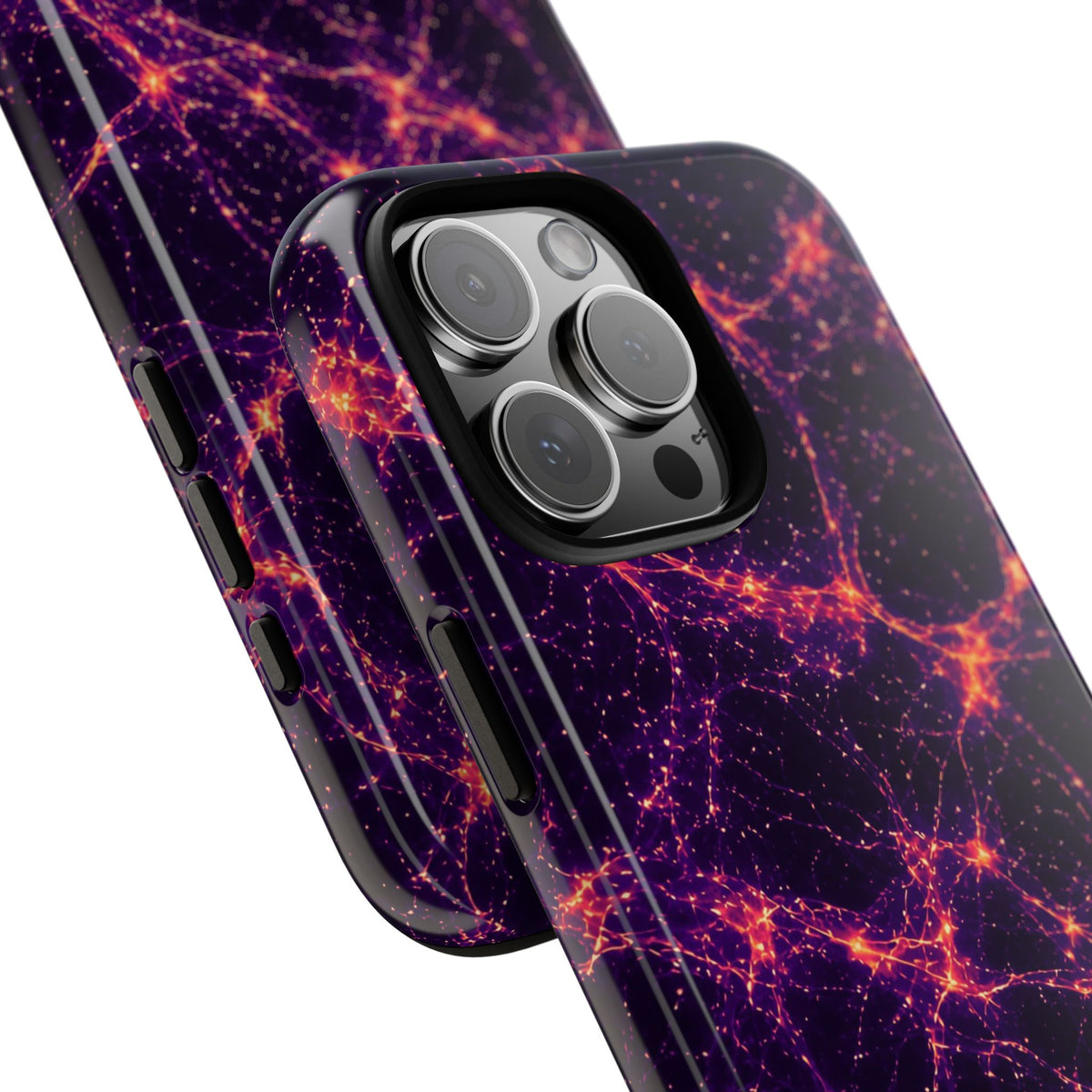 Neon Mycelium - Sunset Synapse Phone Case