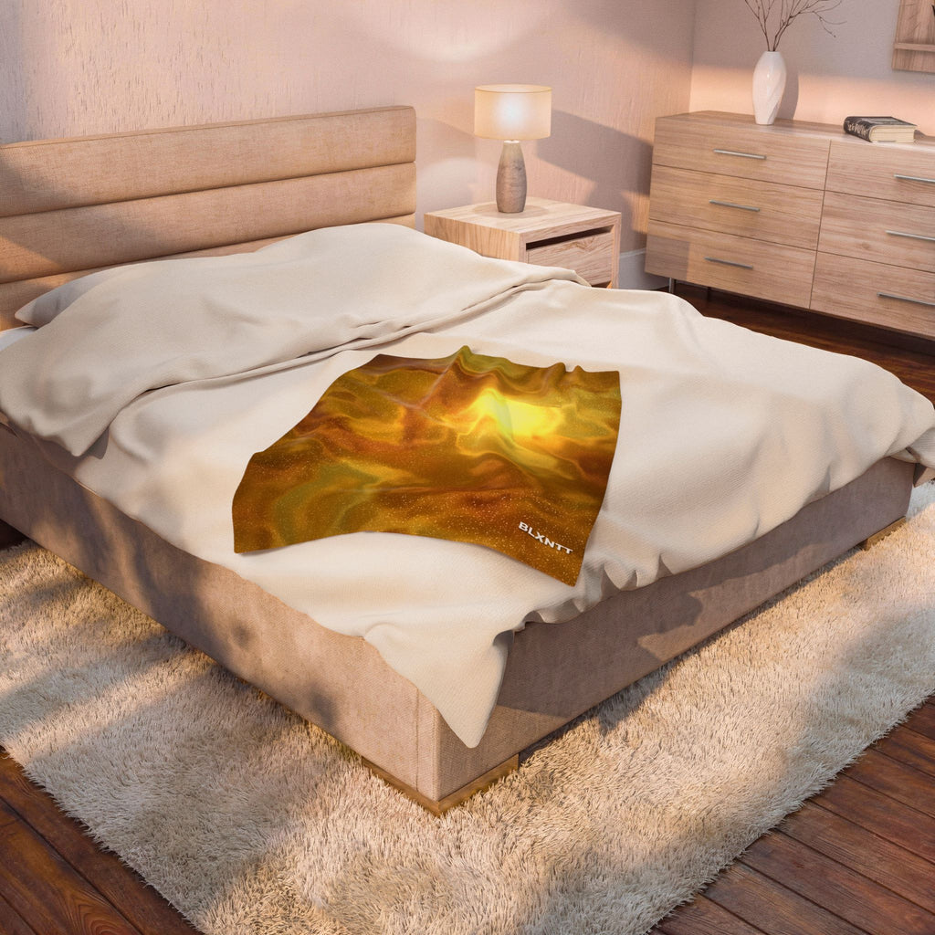 Yellow Rainbow Dream Blanket
