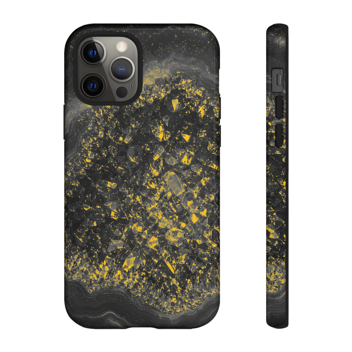 Geode Core - Mono Gold Spark Phone Case