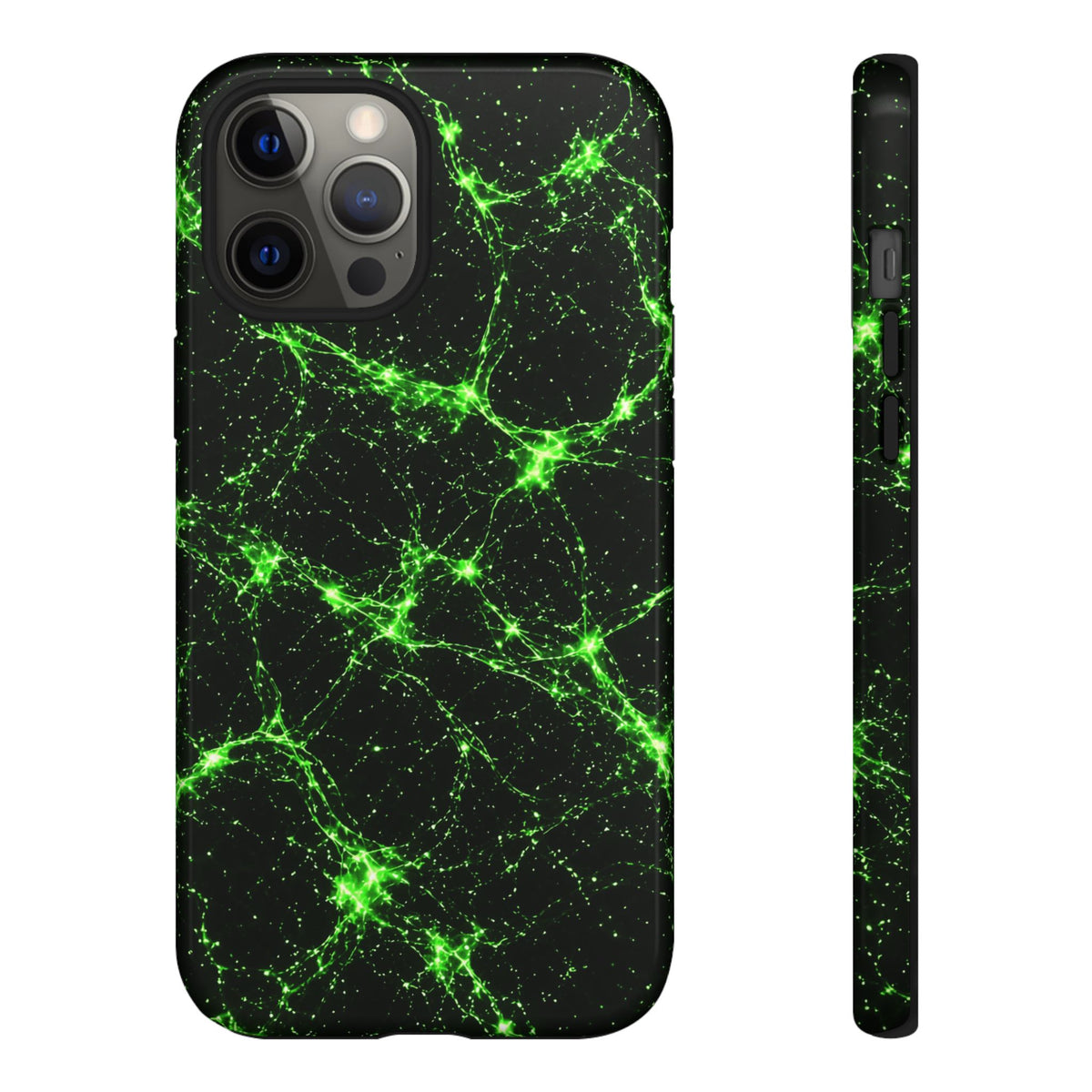 Neon Mycelium - Toxic Lime Phone Case