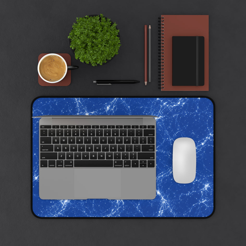 Neon Mycelium - Blueprint Desk Mat