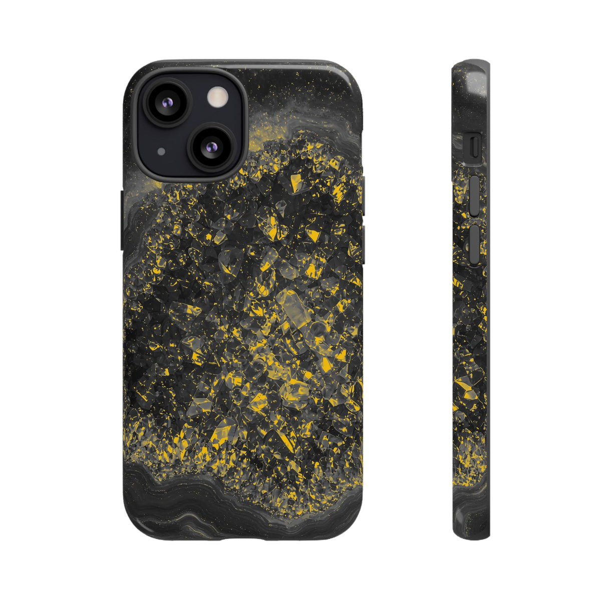 Geode Core - Mono Gold Spark Phone Case