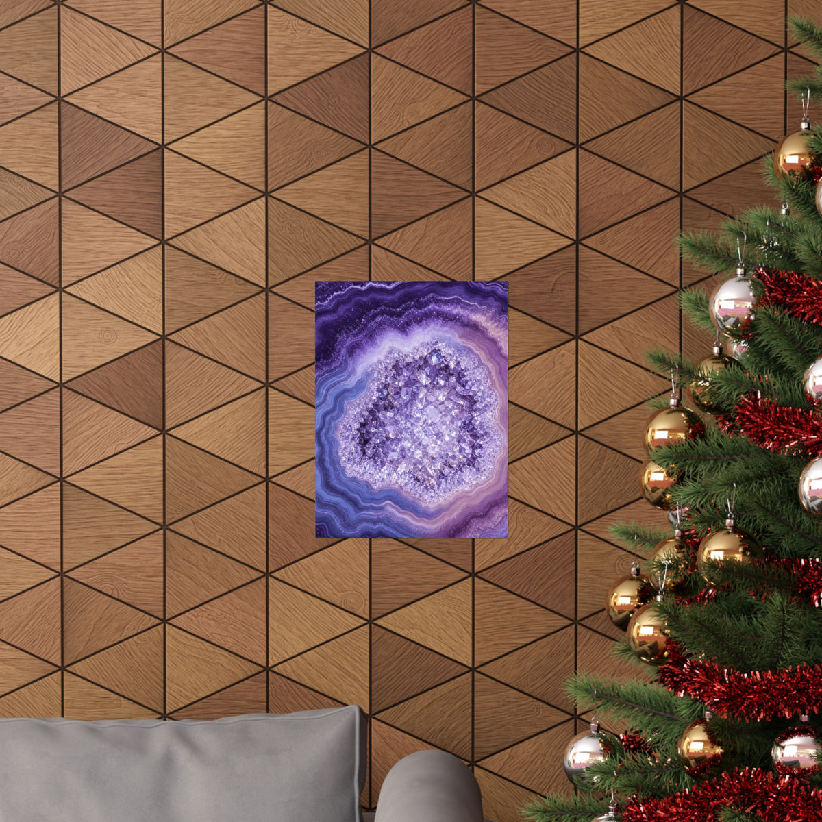 Geode Core - Lilac Dream Poster