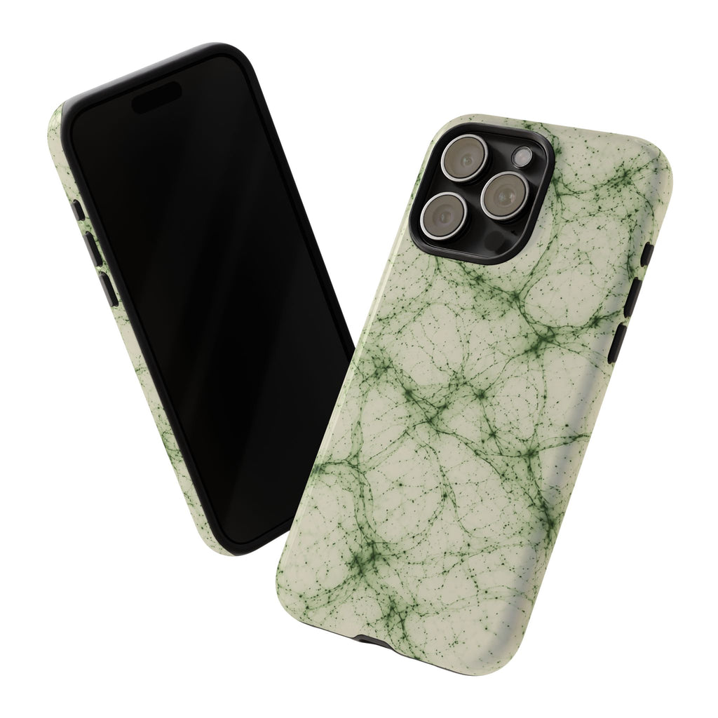 Neon Mycelium - Matcha Latte Phone Case