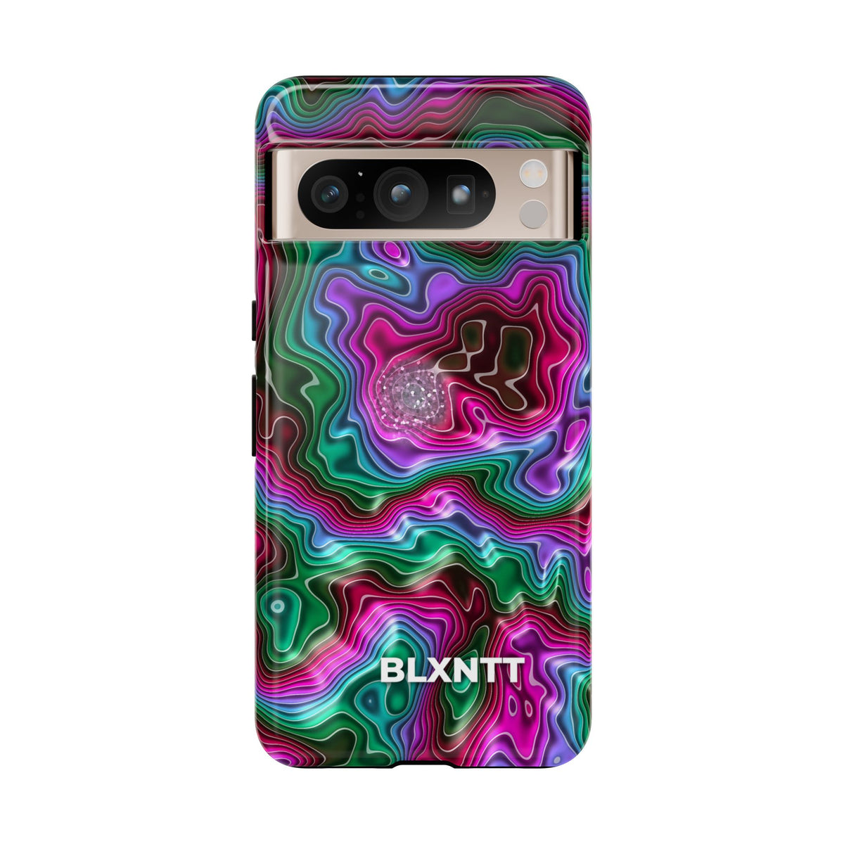 Neon Agate Phone Case
