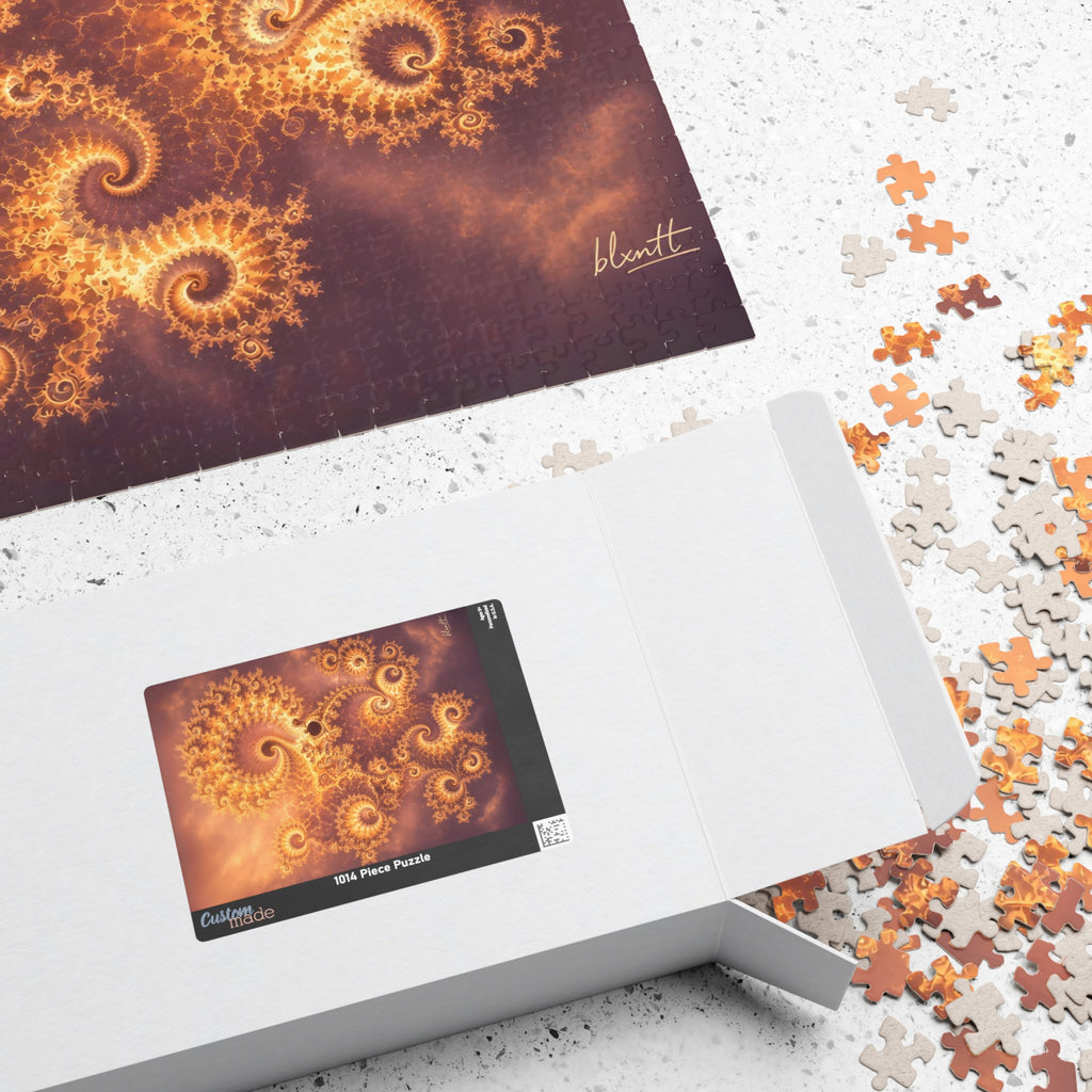 Copper Infinity - Golden Hour Jigsaw Puzzle