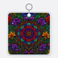 Stained Glass Garden Acrylic Keychain