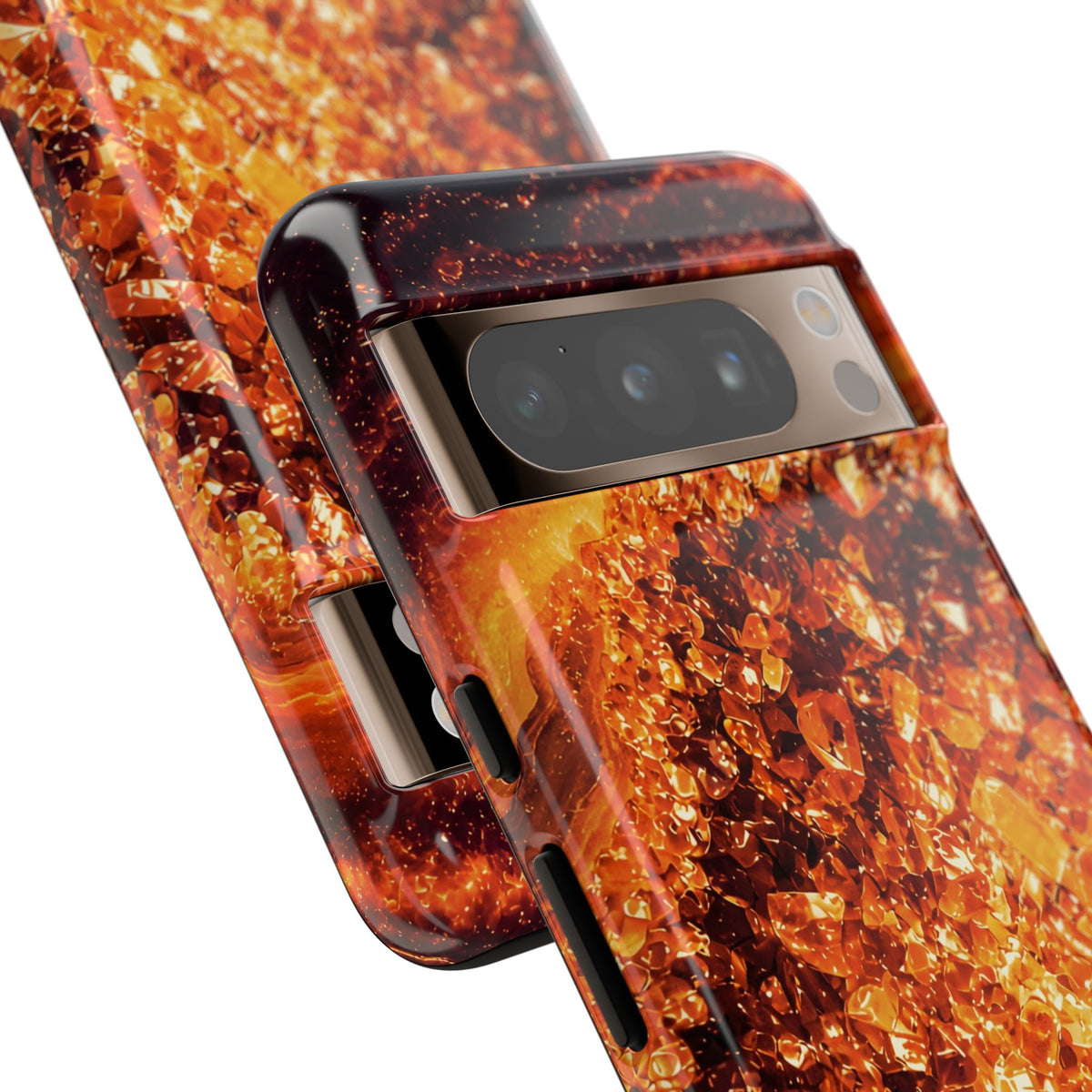 Geode Core - Molten Lava Phone Case