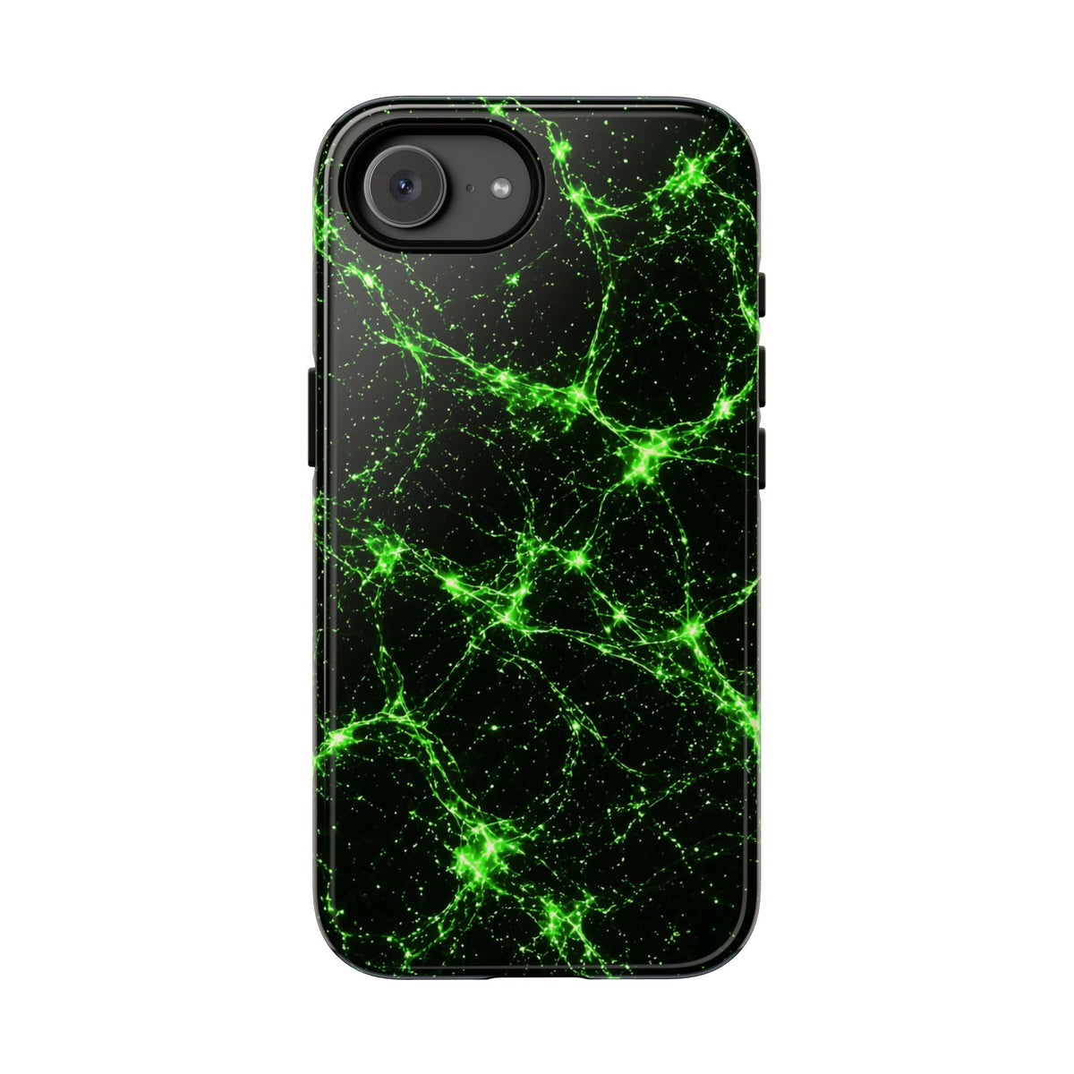 Neon Mycelium - Toxic Lime Phone Case