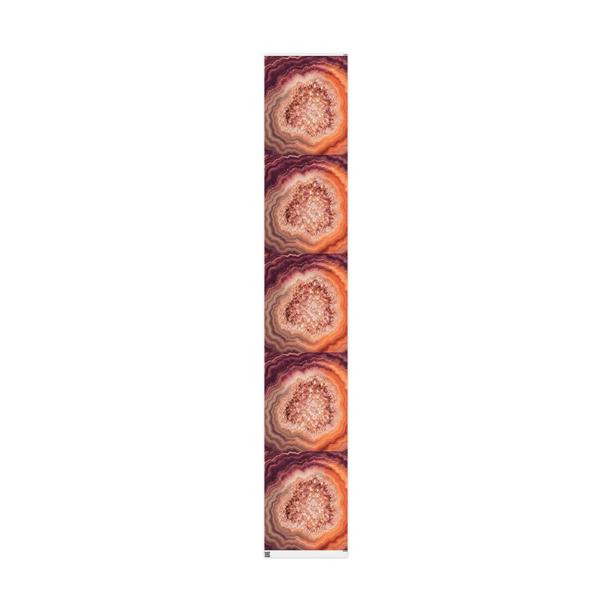 Geode Core - Peach Sorbet Wrapping Paper