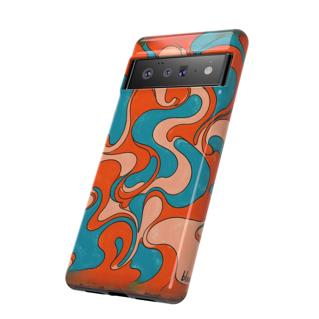 Fillmore Flow - Blood Orange & Teal Phone Case