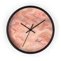 Rose Gold Marble Wall Clock