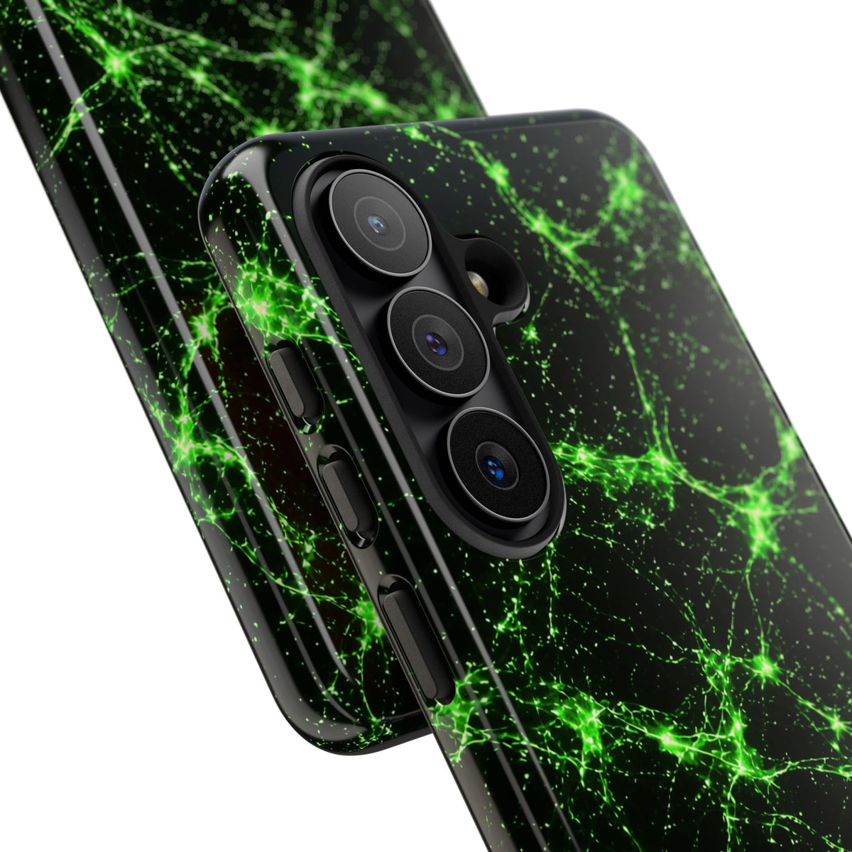 Neon Mycelium - Toxic Lime Phone Case