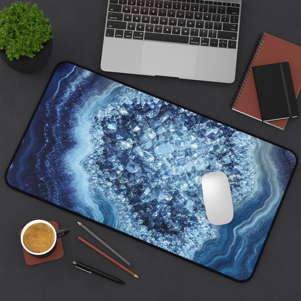 Geode Core - Glacier Desk Mat