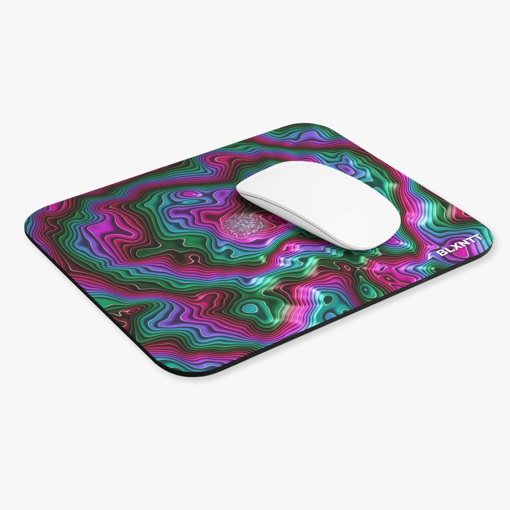 Neon Agate Mouse Pad