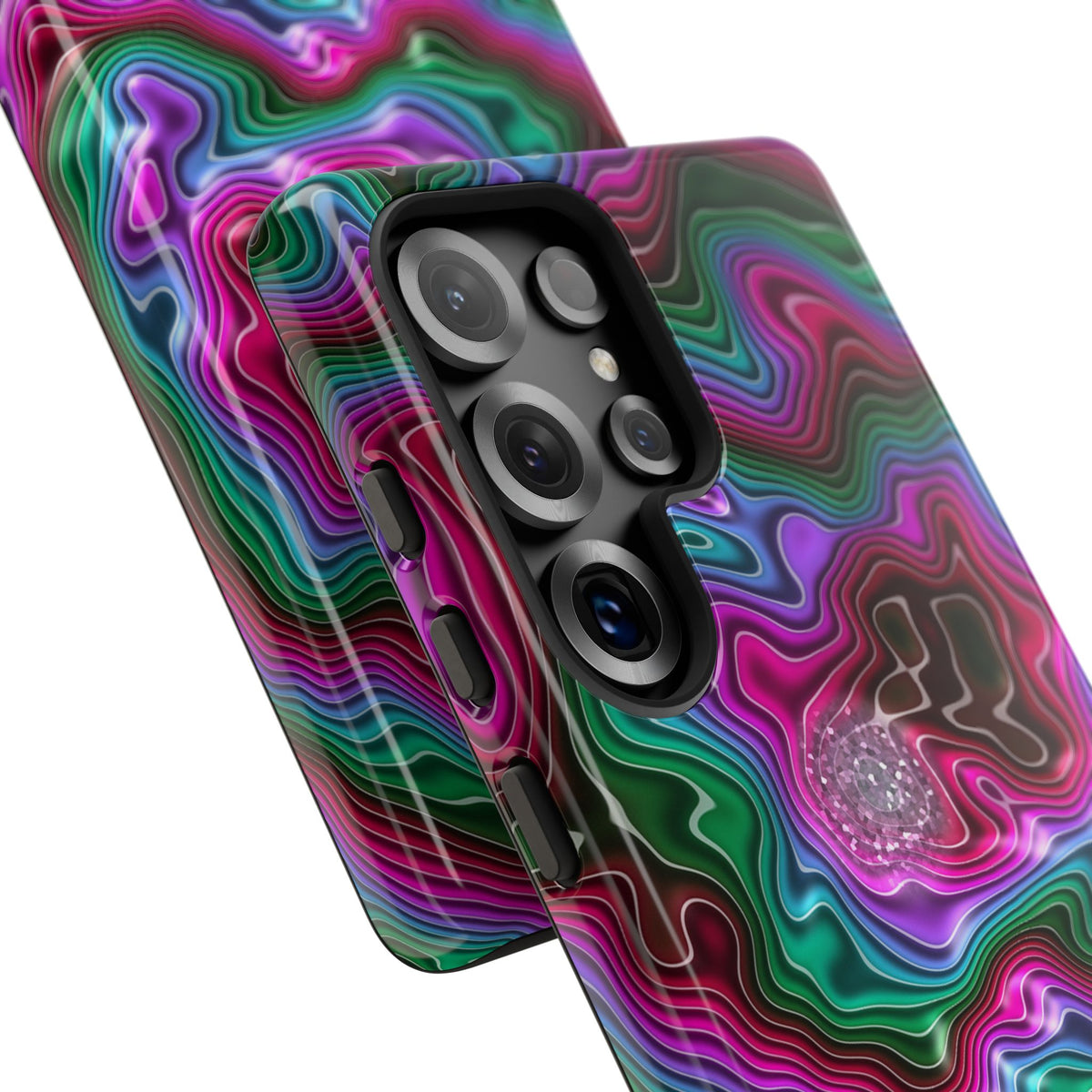 Neon Agate Phone Case